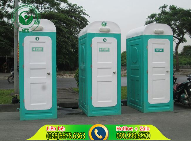 Dịch vụ cho thu&ecirc; nh&agrave; vệ sinh di động composite