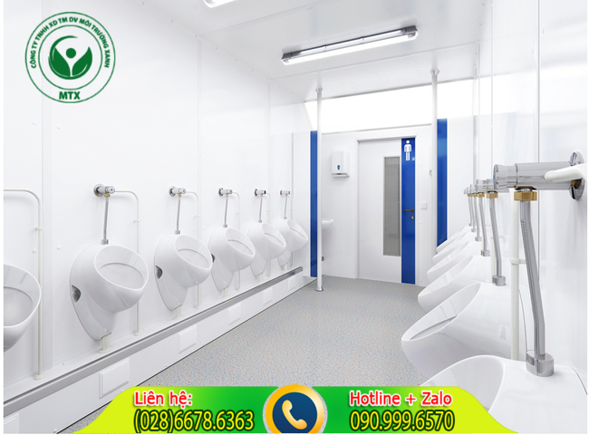 Dịch vụ cho thu&ecirc; nh&agrave; vệ sinh c&ocirc;ng cộng với quy tr&igrave;nh chuy&ecirc;n nghiệp