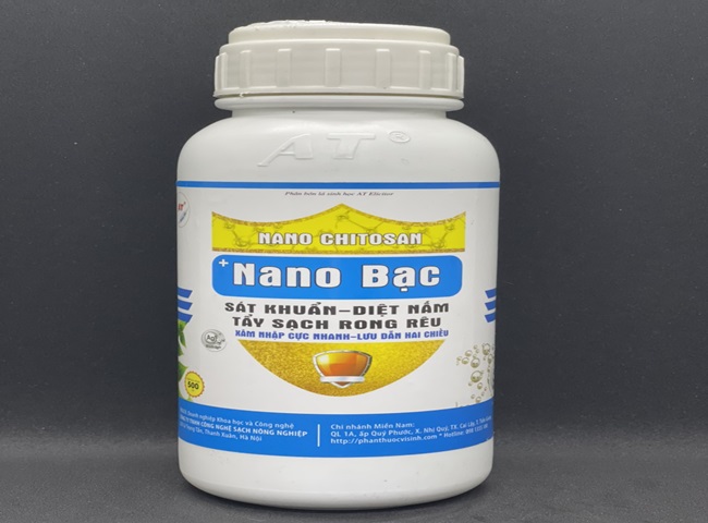 Diệt vi khuẩn v&agrave; rong r&ecirc;u tr&ecirc;n c&acirc;y trồng với Nano Bạc