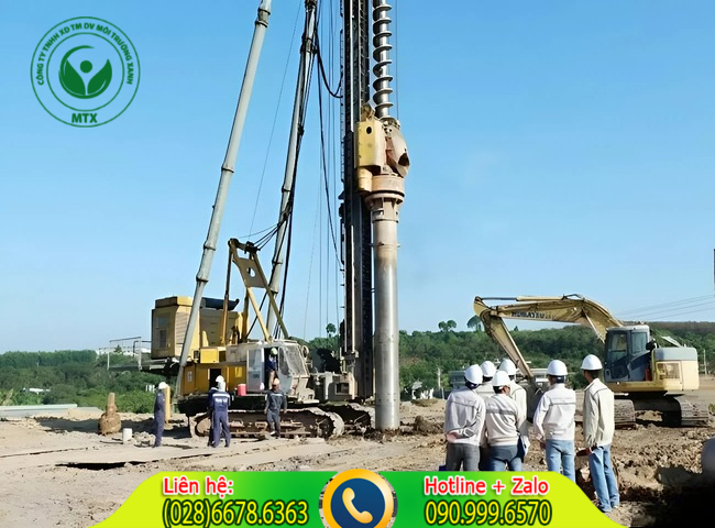 Dịch vụ hút bùn khoan cọc nhồi giá rẻ, uy tín, chất lượng
