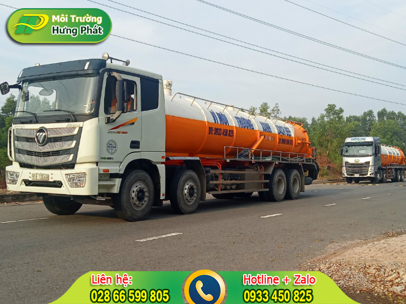 Dịch vụ hút nước thải công nghiệp làm việc chuyên nghiệp