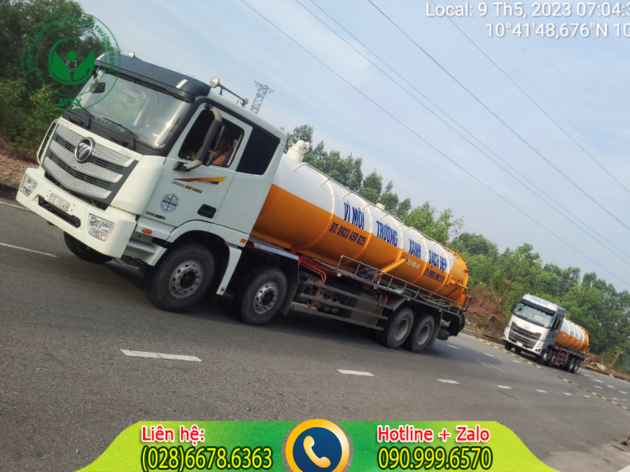 Dịch vụ thu gom b&ugrave;n thải c&ocirc;ng nghiệp với c&aacute;c cam kết về dịch vụ