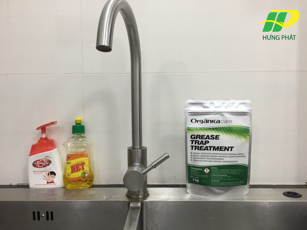 ​Bột tan dầu mỡ cống