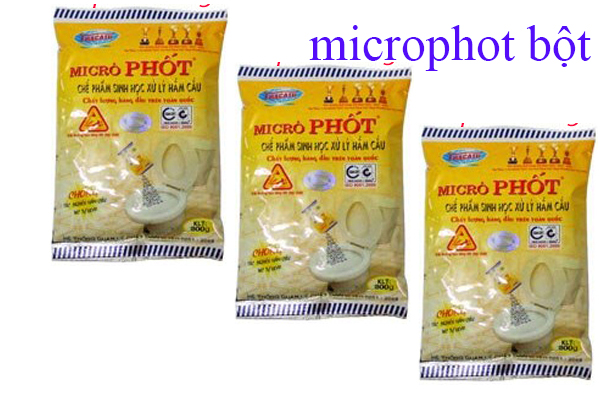 Bột th&ocirc;ng bồn cầu Microphot