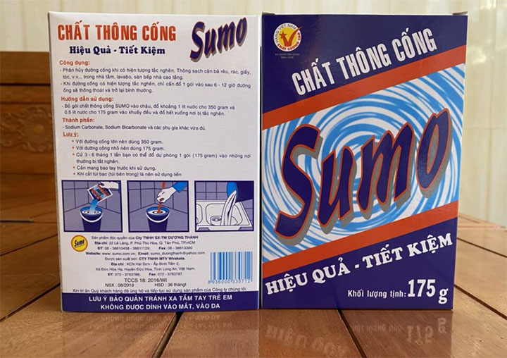 ​Bột th&ocirc;ng bồn cầu Sumo
