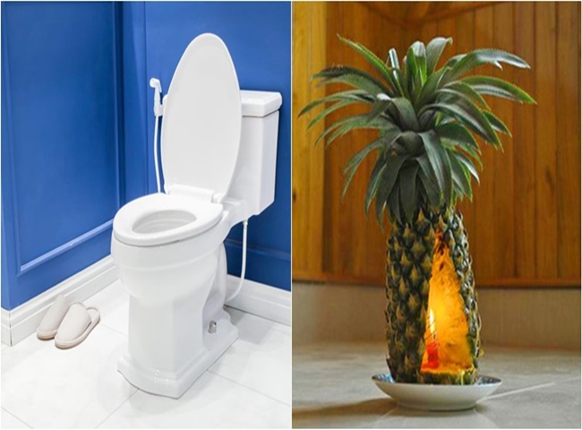 Dứa l&agrave;m thơm nh&agrave; vệ sinh nhanh ch&oacute;ng m&agrave; hiệu quả